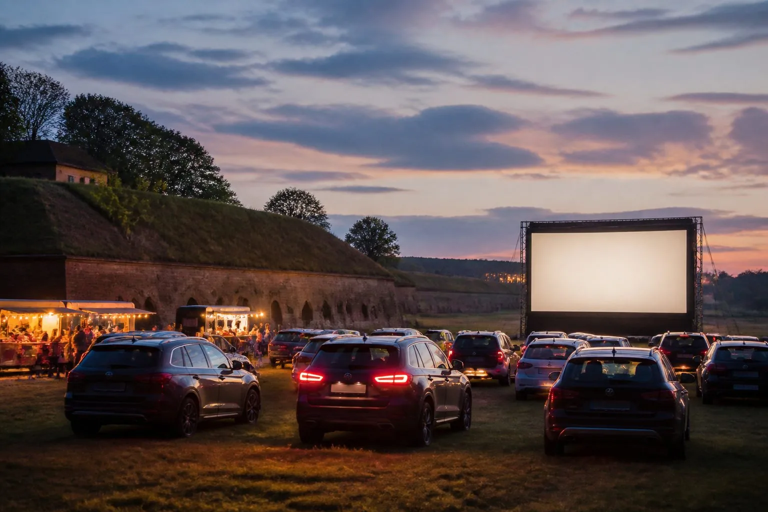 Drive-in movie The Naked Gun in Park Fort Liezele
