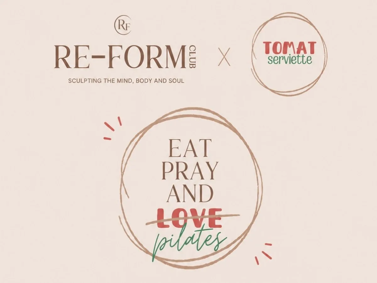 Eat Pray and Pilates (Re-form Club × Tomat Serviette)