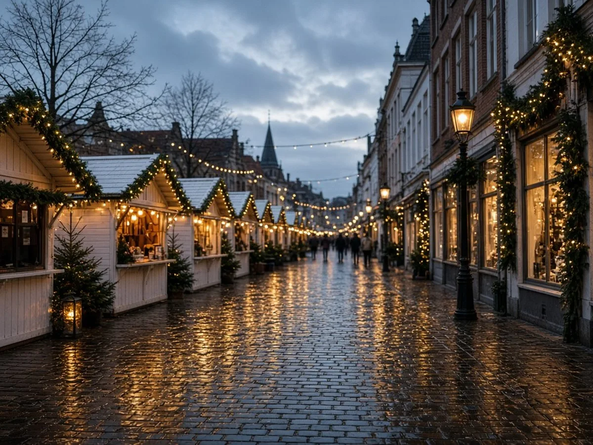 Kerstmarkt Verenigde Handelaars in Bornem-centrum